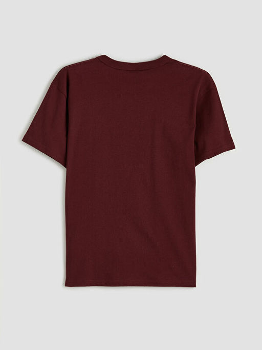 Erkek ?ocuk Bisiklet Yaka New York Bask?l? Ti??rt