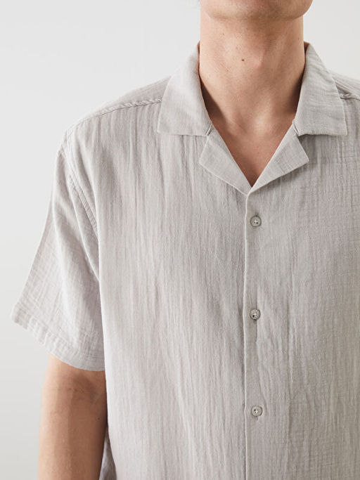 Standart Fit K?sa Kollu Erkek G?mlek