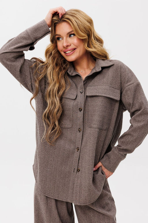 Костюм AmberA 2099 светло-коричневый  фото 4