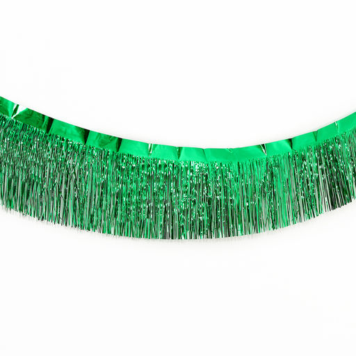 Цена за 2 шт. Гирлянда «Дождик» с липкой лентой, 2 метра, цвет зелёный