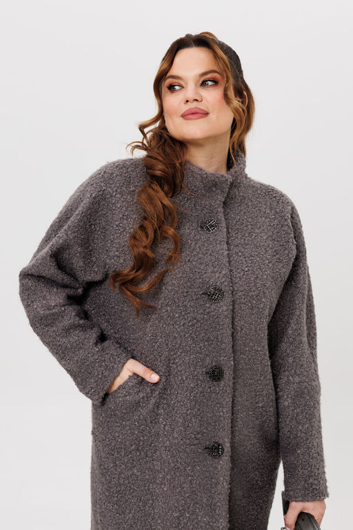 Пальто Michel Chic 363/1 темно-серый  фото 8