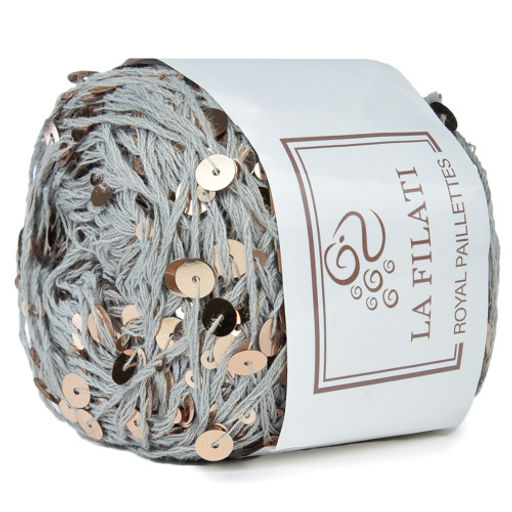 Royal Paillettes пряжа LA FILATI 55%%хлопок 45%пайетки 5х50г/120м