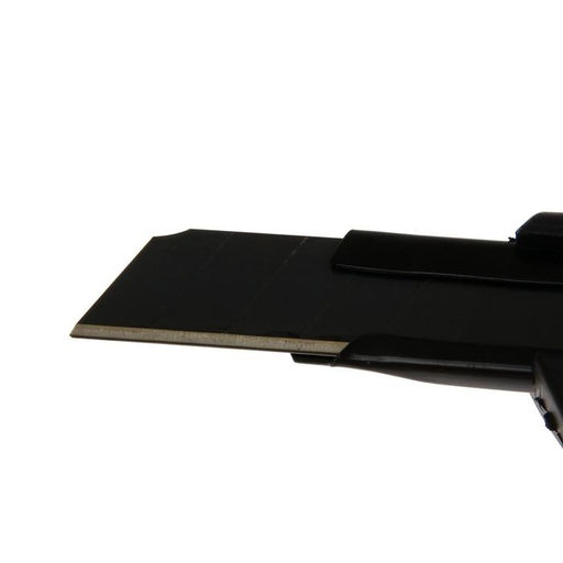 Нож канцелярский 18 мм, чёрный + чёрное лезвие 1 штука - Simaland фото 4