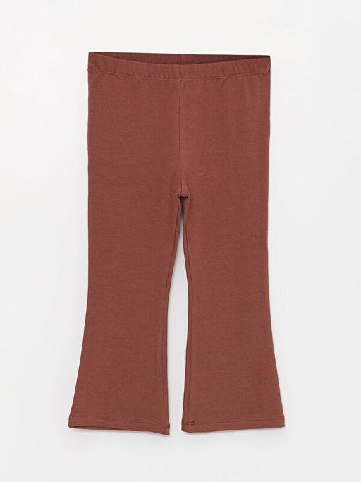 Beli Lastikli Basic K?z Bebek Tayt Pantolon