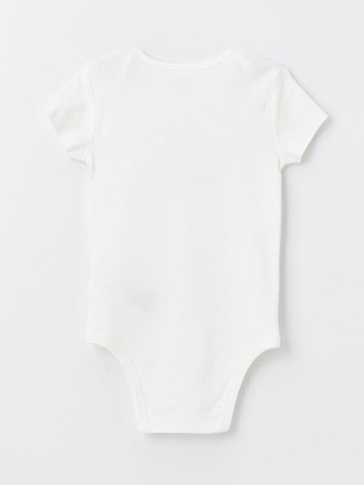 Bisiklet Yaka Bask?l? Erkek Bebek ??t??tl? Body 2li - Waikiki фото 3