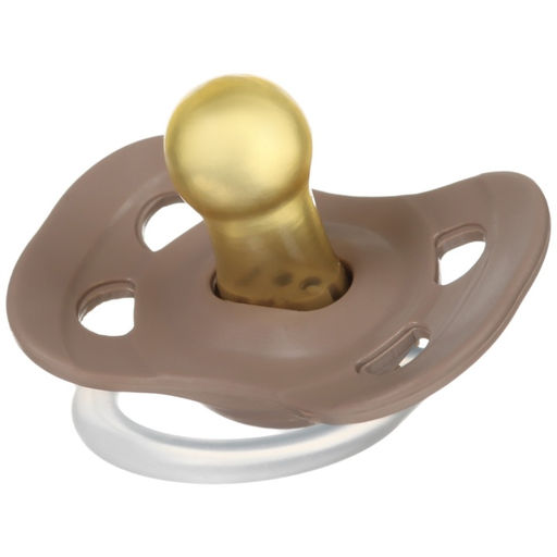 Соска - пустышка латексная классическая «Мишка», от 0 мес., коричневая