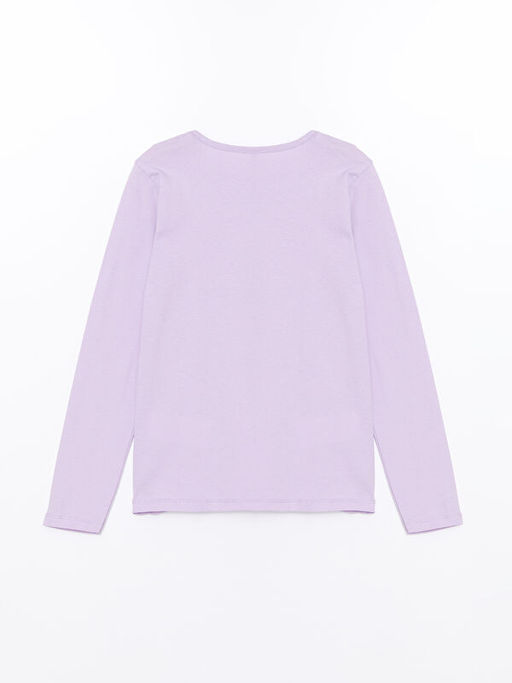 Bisiklet Yaka K?z ?ocuk Ti??rt - Waikiki фото 2