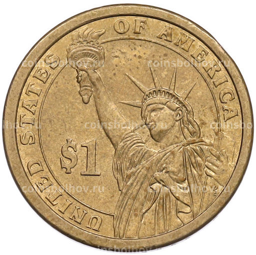 Монета 1 доллар 2009 года (P) США 10-й президент США Джон Тайлер