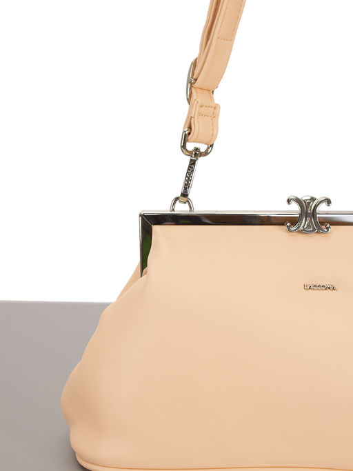 LACCOMA сумка Фиона-Ф826-абрикосовый эко кожа хлопок