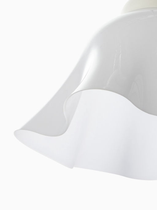 Светильник подвесной «Ирис», 1×15 Вт, Е27, 28×28×14(85) см, белый