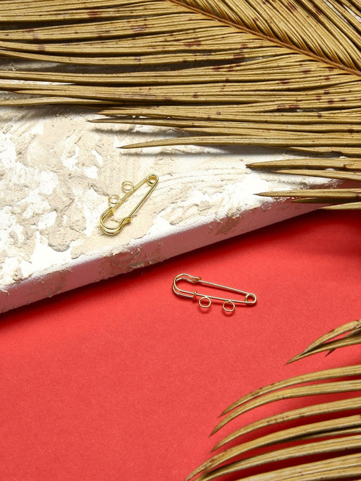 Цена за 2 шт. Булавка для подвесок PO-035, №01, 2 шт. 3.5×0.5 см, цвет золото