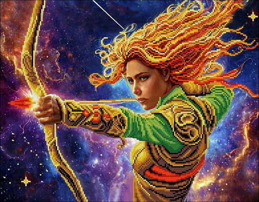Рисунок на ткани КОНЁК арт. 1510 Стрелец 25х25 см