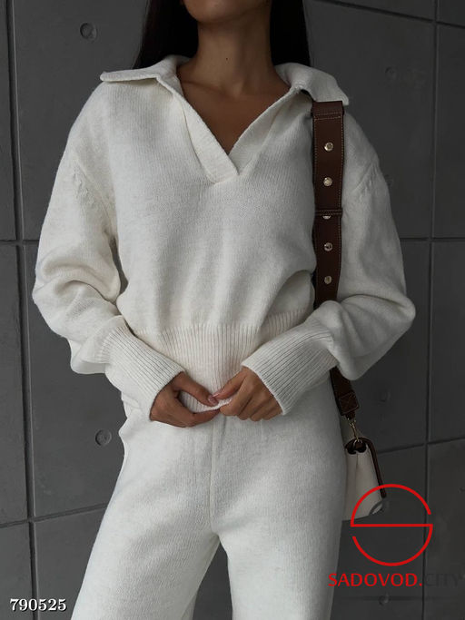 Женский трикотажный костюм на стиле Old money - Bruno фото 9