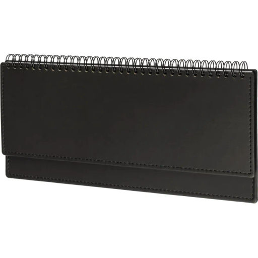 Планинг датированный 2026, черный 303х150 мм, 120 стр,АТТАСНЕ Вива