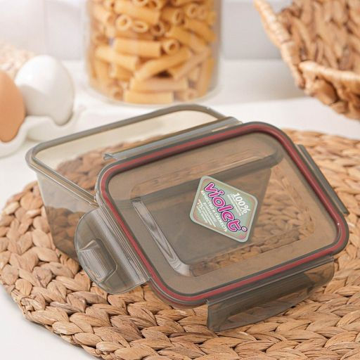 Контейнер герметичный прямоугольный 800мл дымчатый 092081 Виолет  фото 4