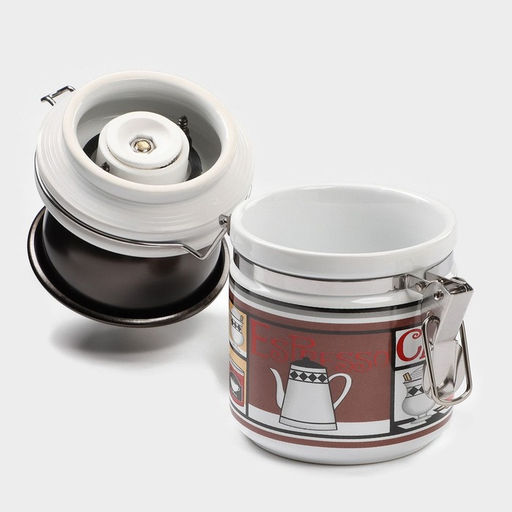 Кофемолка ручная Доляна «Латте», 17×12.2 см, керамический механизм