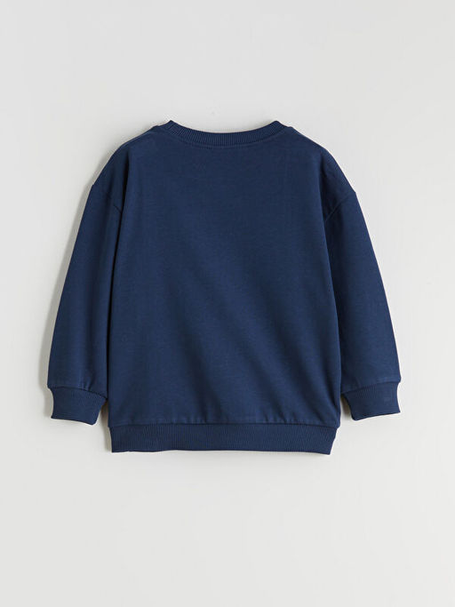 Bisiklet Yaka Real Madrid Bask?l? Erkek ?ocuk Sweatshirt