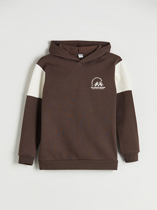 Kap??onlu Erkek ?ocuk Sweatshirt