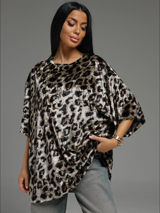 Марлен футболка женская (леопард)