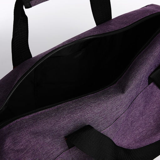 Сумка спортивная на молнии, длинный ремень, цвет фиолетовый - Simaland фото 4