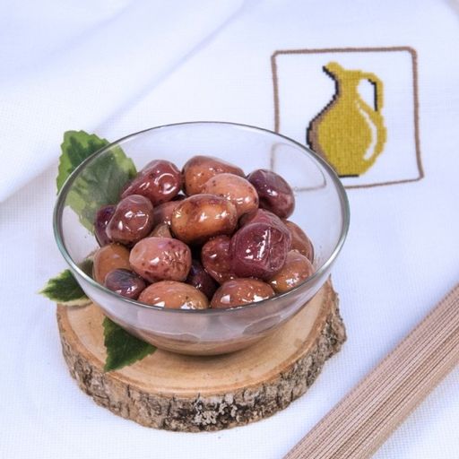 Оливки Амфисса с косточкой, Греция, ст.банка, 100г - Evros фото 3