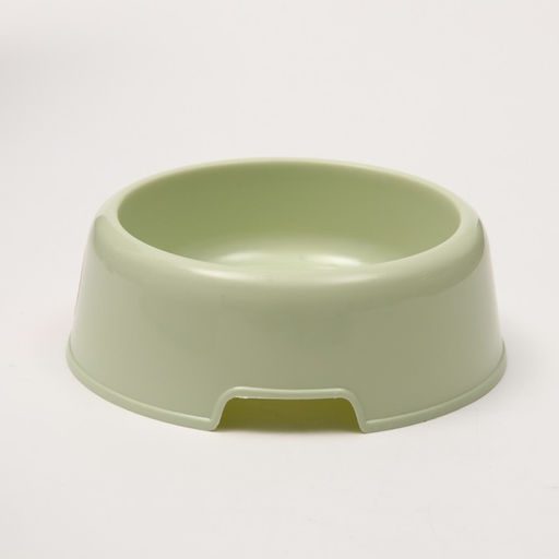 Миска пластиковая для животных, 210 мл, 13,7 х 4,6 см, зелёная - Пижон фото 3