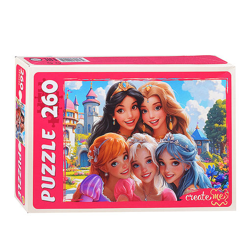 Пазлы 260 "Селфи красивых принцесс"