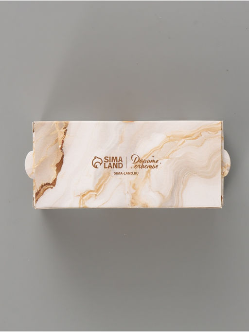 Цена за 5 шт. Коробка складная «Мрамор», 12 × 5.5 × 5.5 см