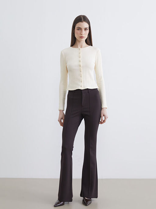 Y?ksek Bel ?spanyol Pa?a Kad?n Pantolon