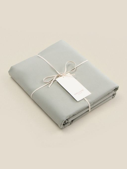 Простыня 1.5 спальная SL Home Percale 300ТС, 160235 см, олива, хлопок 100% - Sima-land home фото 5
