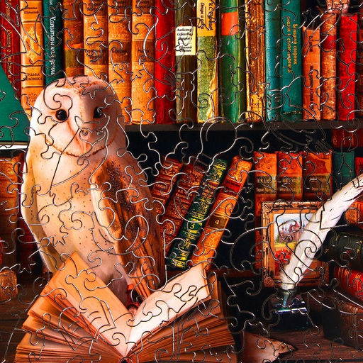 Пазл деревянный фигурный Душа писателя, сложный - Puzzle фото 3