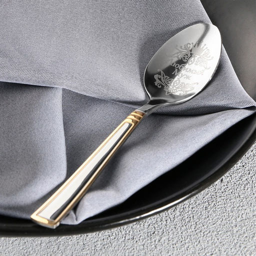 Ложка с гравировкой чайная в подарочной коробке Любимый муж - Семейные традиции фото 3