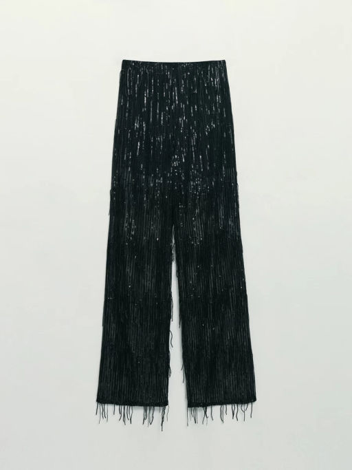 Прямые брюки с пайетками / Zarina