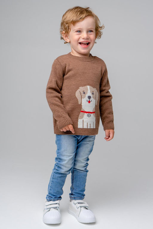 Crockid _ КВ 30121/ш/темно-бежевый джемпер д/мал яс