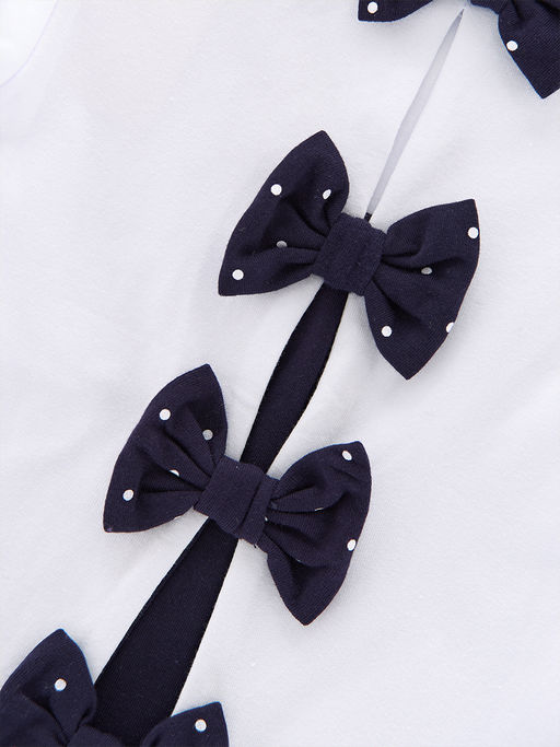 Футболка для девочки UD 0724 белый - Mini maxi фото 5