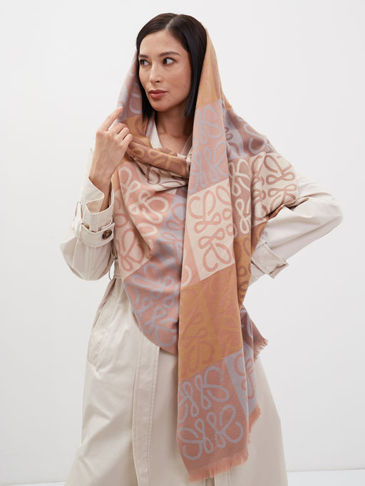 В составе шерсть и кашемир! теплый двусторонний палантин - Tantino фото 4