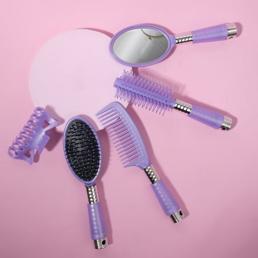 Цена за 2 шт. Набор парикмахерский, 20(±1) см, 5 предметов, МИКС