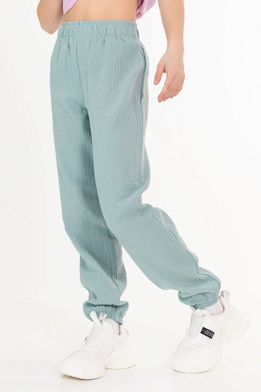 Брюки М223023е Шалфей светлый - Елена фото 4