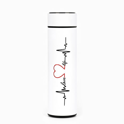 Термос Пульс, 500 мл, с ситечком, с датчиком температуры