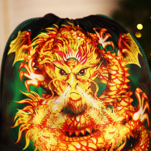 Мешок новогодний на шнурке, цвет зелёный/разноцветный - Simaland фото 4