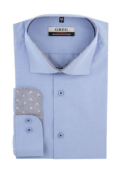 Сорочка мужская длинный рукав GREG 204/139/1155/Z/1p  фото 2