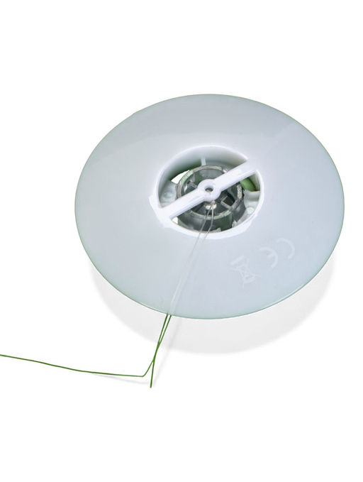 Садовый светильник для водоемов 28 х 28 х 9 см на солнечной бат-е "Лотос" бел N011