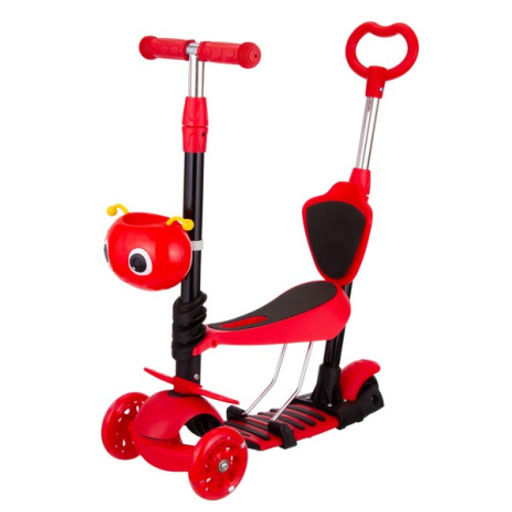 Самокат трехколесный с ручкой управления