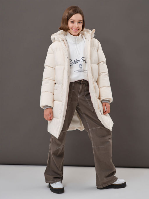 Куртка зимняя 23375-455 бежевый - Avese фото 62