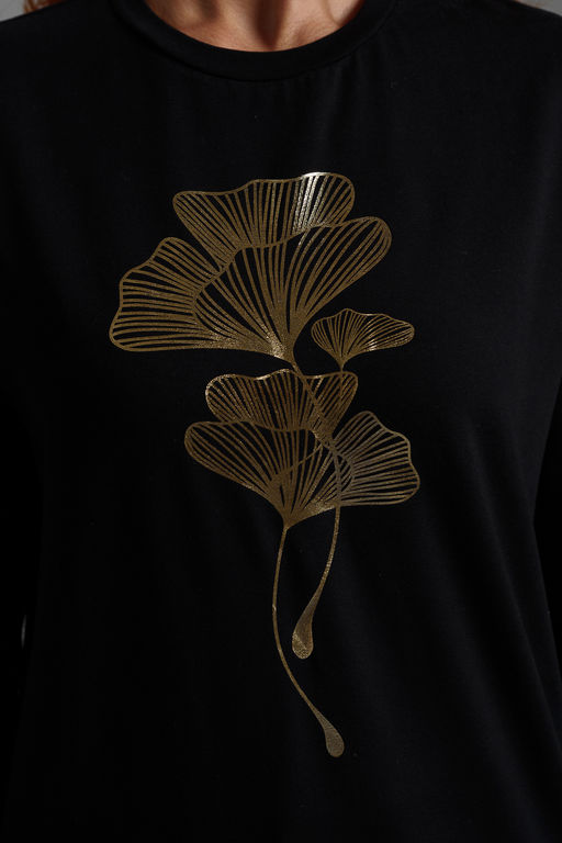 8519 Футболка с длинным рукавом женская