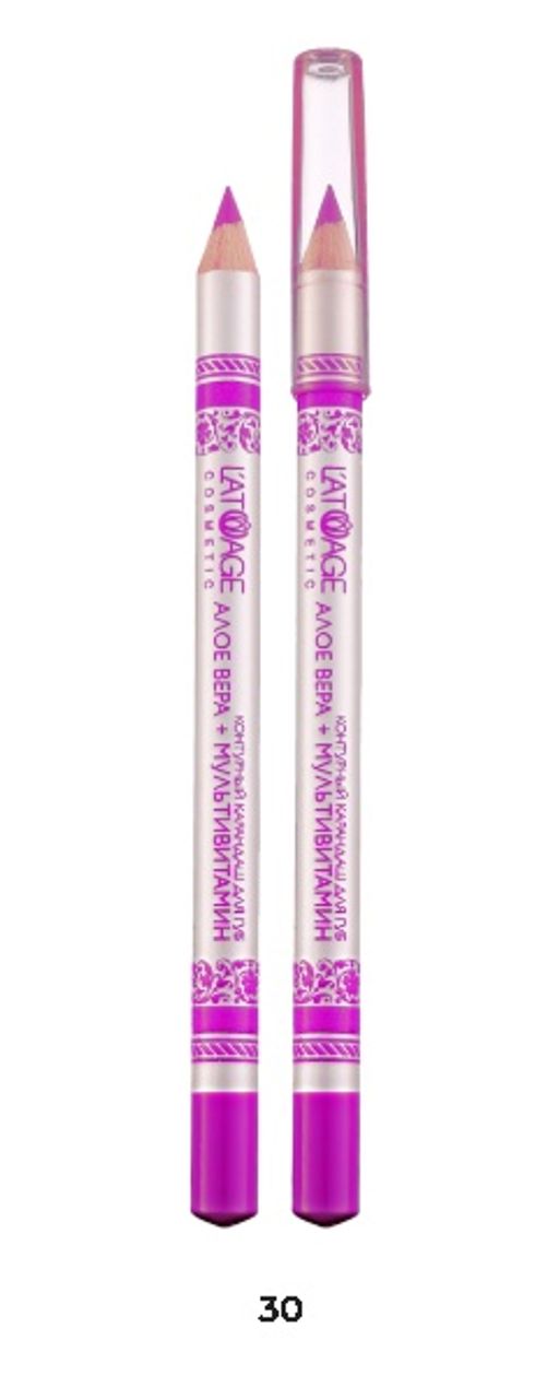 Latuage Карандаш для губ №30 розово-сиреневый перламутр