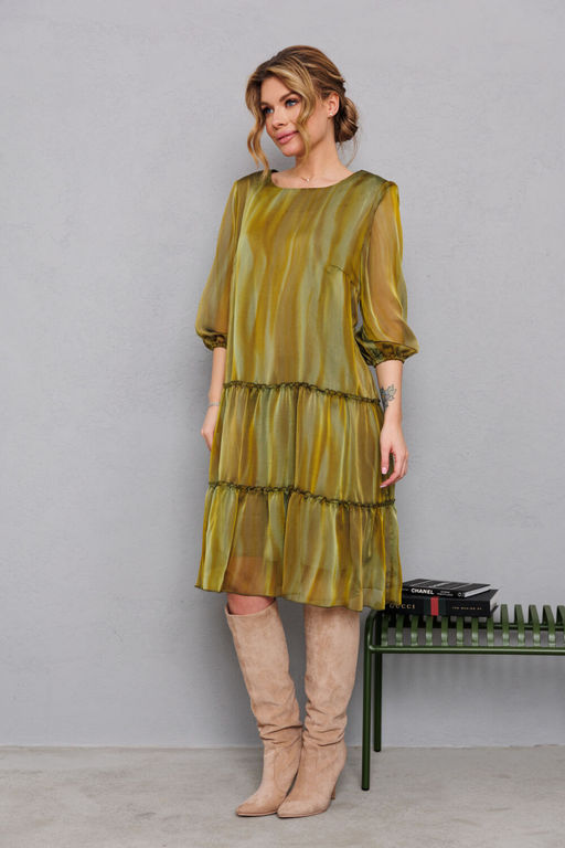 Платье AMORI 9824 трава  фото 3