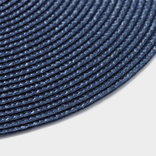 Цена за 12 шт. Салфетка сервировочная на стол Доляна «Лофт», d=38 см, синяя