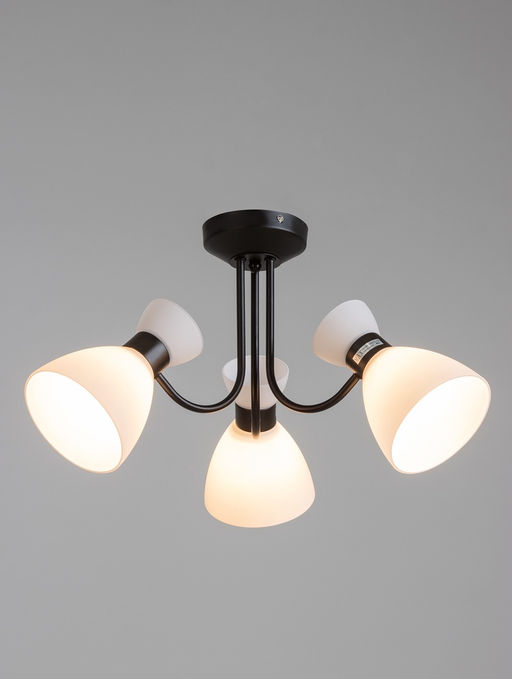 Люстра 20135/3BK, 3х60Вт, E27, 54х54х32 см