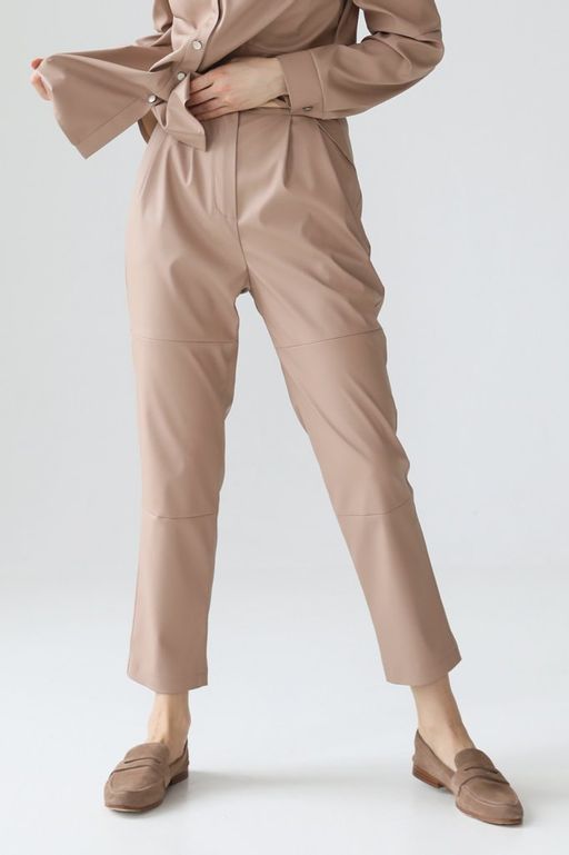 Брюки из искусственной кожи - Looklikecat фото 5